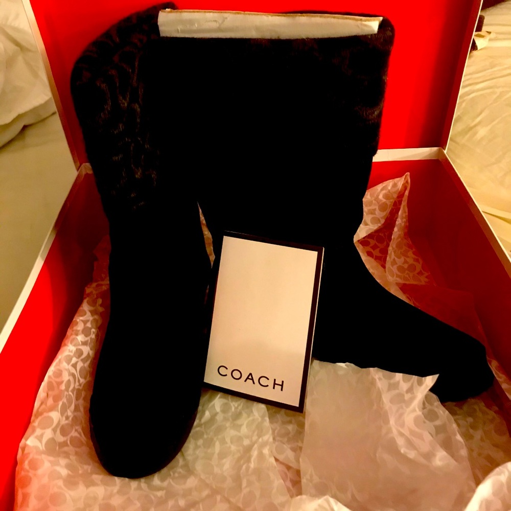 Coach mid black Tatum booty